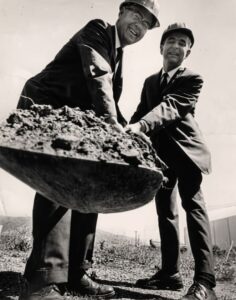 Harry Sheppard and Charles Bull 1965 Groundbreaking