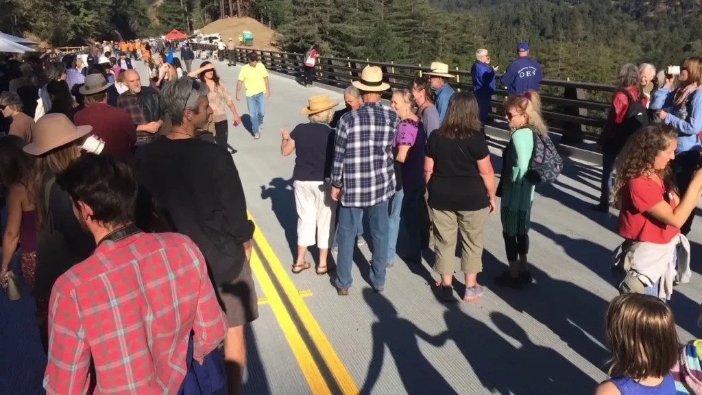 October 13th the bridge re-opened only 8 months after closing