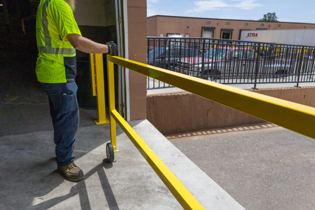 safety rail company roller gate
