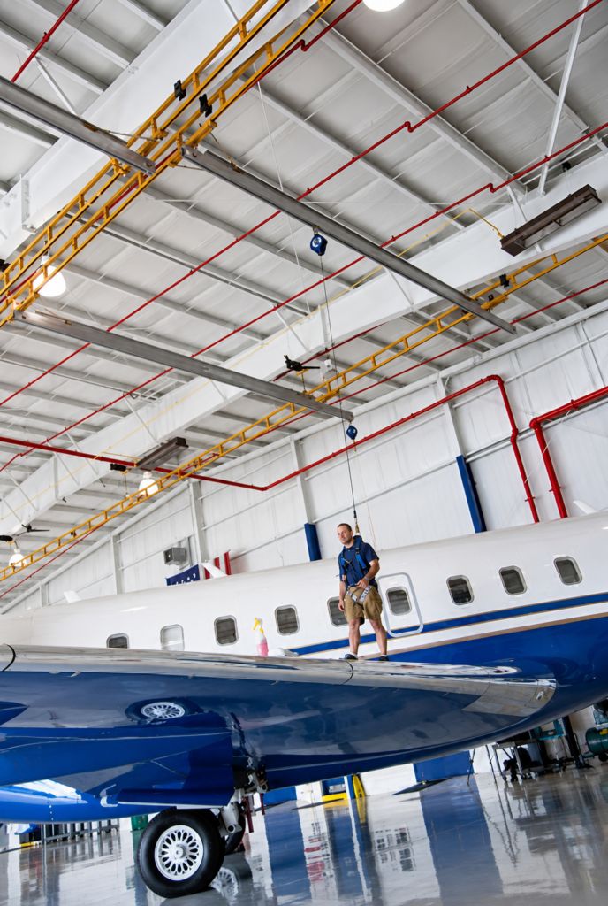 overhead fall protection solution